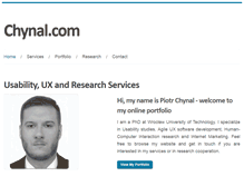 Tablet Screenshot of chynal.com